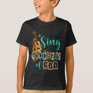 Leopard Sonnenblume Christlich werde ich Goodnes s T-Shirt
