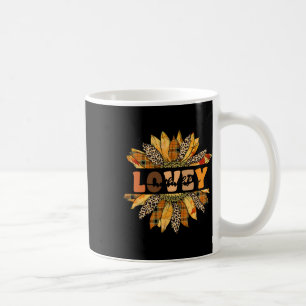 Leopard Sonnenblume Ein dankbarer Lovey Herbst Dan Kaffeetasse