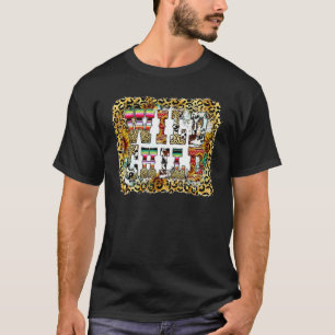 Leopard Sonnenblume Wild Child Kuhleder Western Co T-Shirt