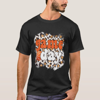 Leopard-Spieltag Baseball-Spieltag T-Shirt