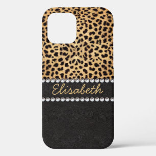 Leopard Spot Kristall Diamonds Name Case-Mate iPhone Hülle