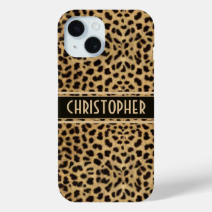 Leopard Spot Skin Print Personalisiert Case-Mate iPhone Hülle