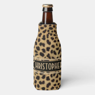 Leopard Spot Skin Print Personalisiert Flaschenkühler
