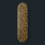 Leopard Spots Gold Fur Jaguar Muster Skateboard<br><div class="desc">Dieses Design kann personalisiert werden, indem Sie die Option Anpassen auswählen, um Text hinzuzufügen oder andere Änderungen vorzunehmen. Wenn dieses Produkt die Möglichkeit hat, das Design auf einen anderen Gegenstand zu übertragen, stellen Sie bitte sicher, dass das Design bei Bedarf angepasst wird. Kontaktieren Sie mich unter colorflowcreations@gmail.com , wenn Sie...</div>