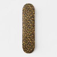 Leopard Spots Gold Fur Jaguar Muster
