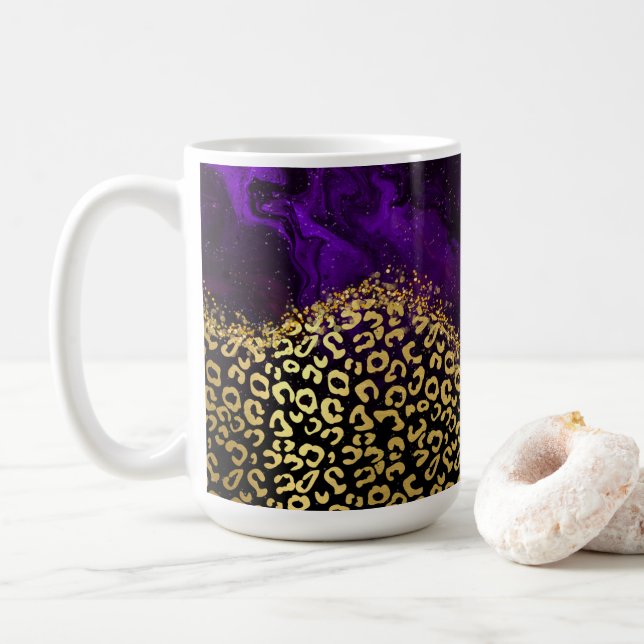 Leopard Spots Kaffeetasse (Mit Donut)