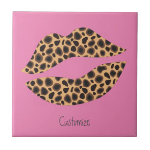 Leopard Spots Lipstick Kiss Thunder_Cove Fliese