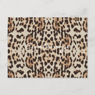 Leopard Spots Muster Thunder_Cove Postkarte