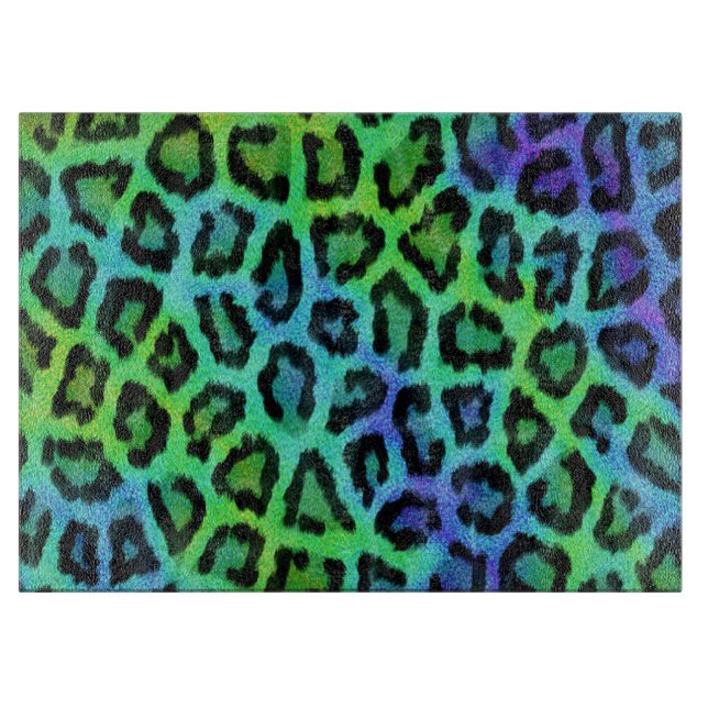Leopard Spots Schneidebrett (Vorderseite)