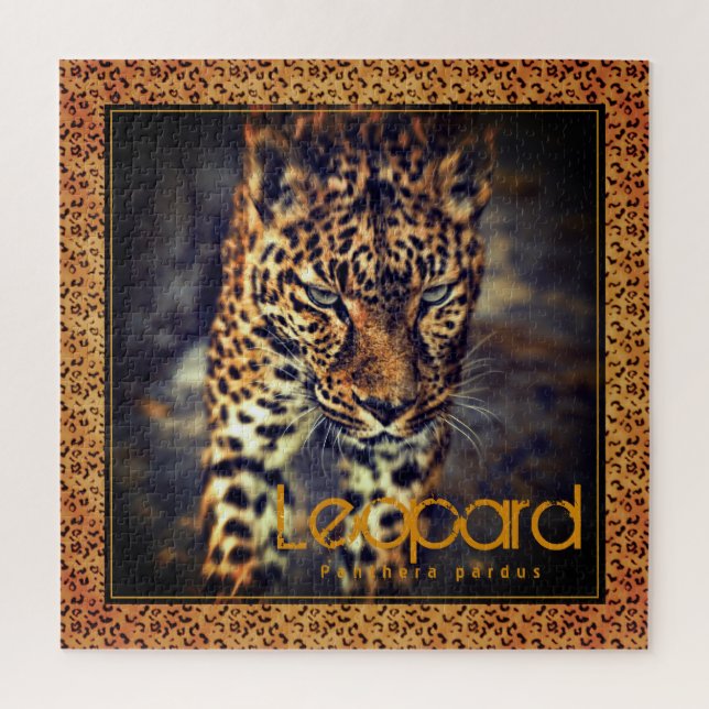 Leopard [Square Jigsaw puzzle] (Vertikal)