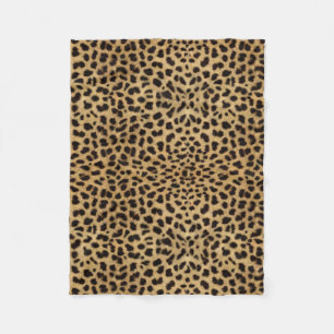 Leopard-Stellen-Muster-Druck Fleecedecke