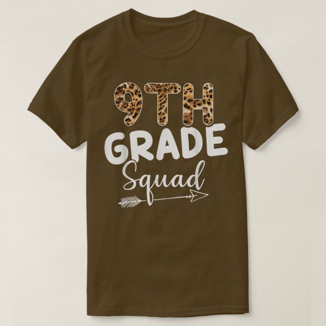 Leopard-T - Shirt für den 9. Platz (Design vorne)