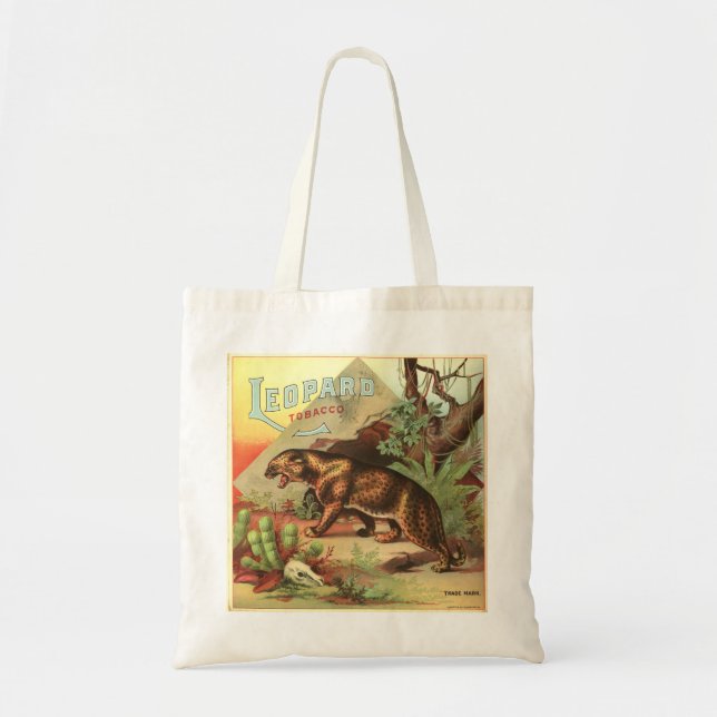 Leopard Tabak 1900 Tragetasche (Vorne)