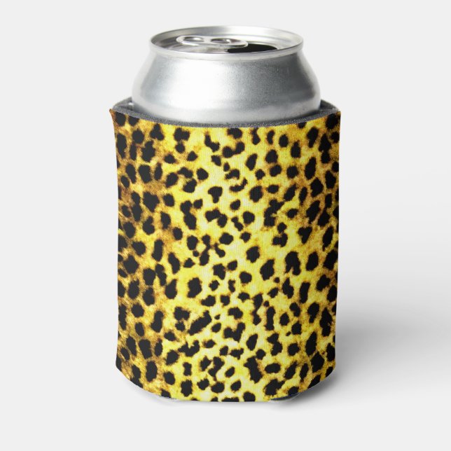 Leopard-Tapete Dosenkühler (Kanne Rückseite)