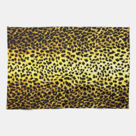 Leopard-Tapete Handtuch