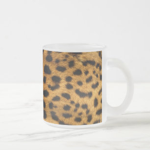 Leopard-Tasse Mattglastasse