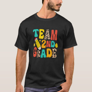 Leopard Team 2. Klasse zurück zum Schullehrerberei T-Shirt