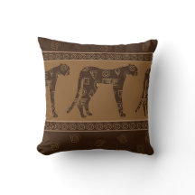Leopard-Textildruck in Brown und in TAN