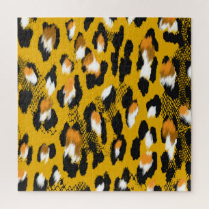 Leopard Texture Animal Print Hintergrund