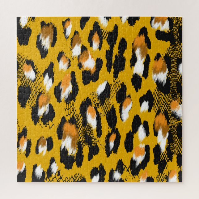 Leopard Texture Animal Print Hintergrund (Vertikal)