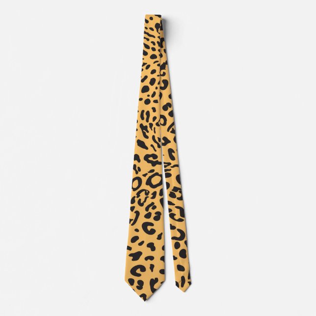 Leopard Texture Krawatte (Vorderseite)