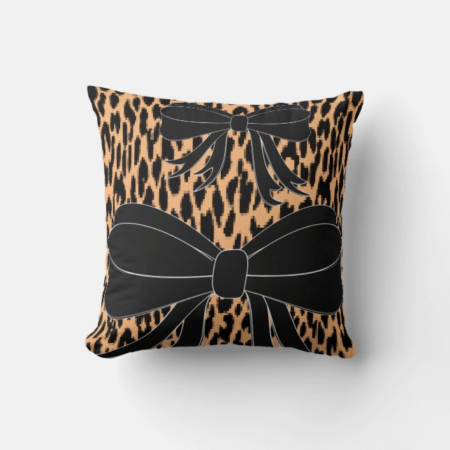 Leopard Throw Kissen (Vorderseite)