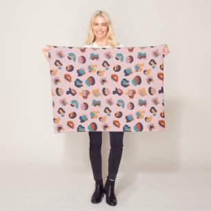 Leopard Tier Fleecedecke