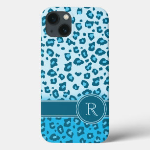 Leopard-Tierabdruck Aqua-Monogramm-Packung title_seo2