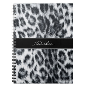 Leopard-Tierdruck-Hautmuster-Notizbuch Notizblock