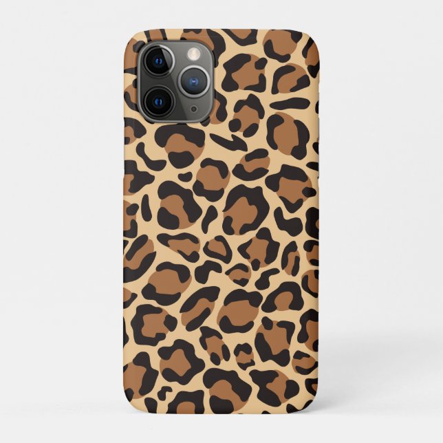 Leopard-Tierdruck-Muster Case-Mate iPhone Hülle (Rückseite)