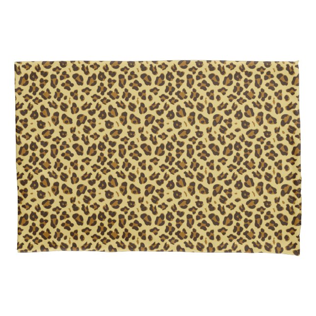 Leopard-Tierdruck-Muster-Kissenbezug-Set Kissenbezug (Vorderseite-Links)