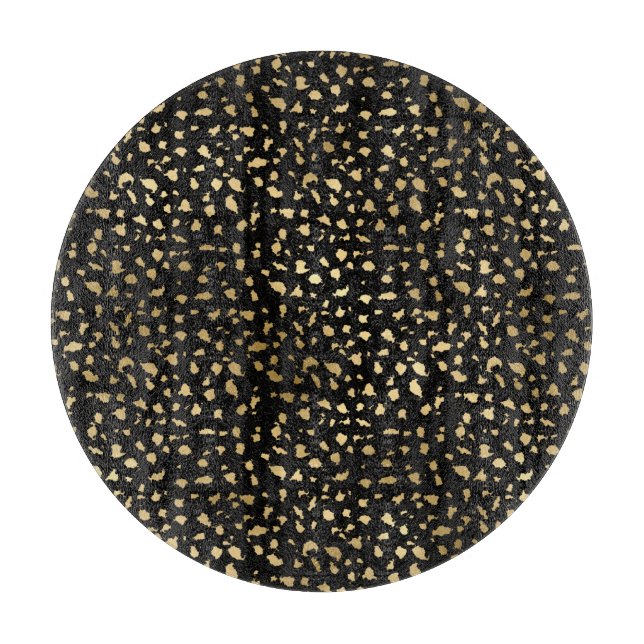 LEOPARD TIERDRUCKSCHALTFLÄCHE SCHNEIDEBRETT (Vorderseite)