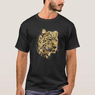 Leopard-Tiermotiv Wildkatzen Wildnis Natur C T-Shirt