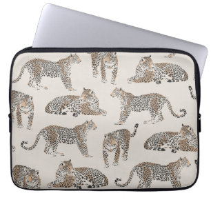 Leopard Tiger Tier Rosa Modern Laptopschutzhülle