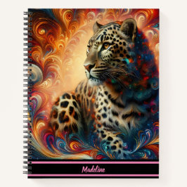 Leopard-Traum: Artful Dschungel Escape Notizbuch