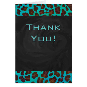 Léopard Turquoise et Brown