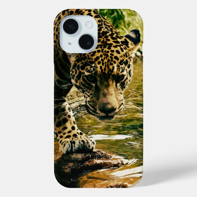 Leopard überquert einen Strom Case-Mate iPhone Hülle (Rückseite)
