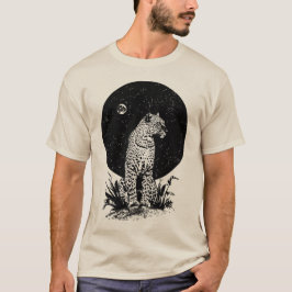 Leopard und die Nacht T-Shirt