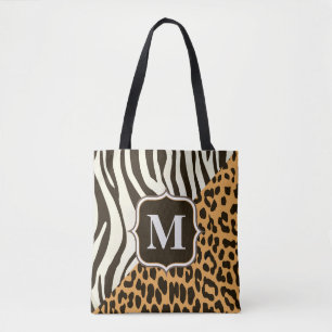Leopard und Zebra Tasche