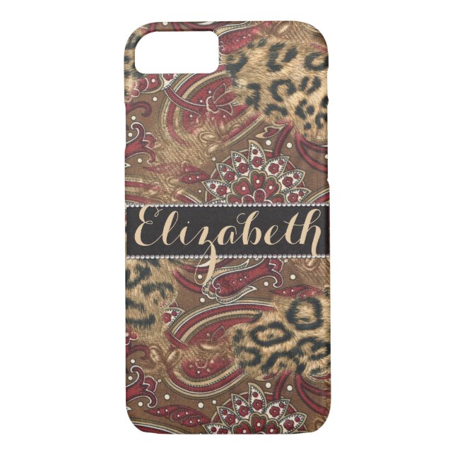 Leopard und zu personifizieren Case-Mate iPhone hülle (Rückseite)