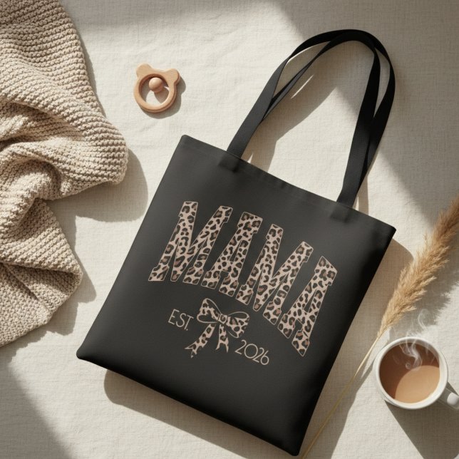 Leopard Varsity Mama Bold Feminines Design Tasche (Von Creator hochgeladen)