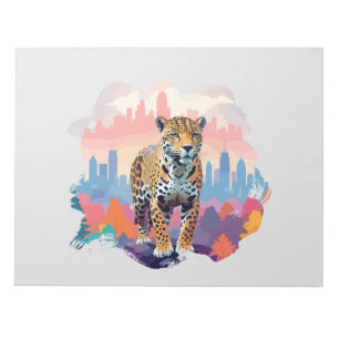 Leopard Vector Art Animal in the Majestic Nature Notizblock