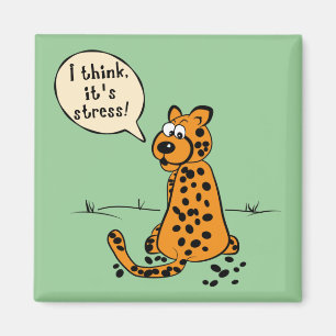 Leopard verliert Punkte - ich denke, es ist Stress Magnet