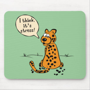 Leopard verliert Punkte - ich denke, es ist Stress Mousepad