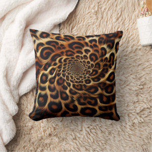 Leopard Vibes: Fügen Sie Ihrem Schlafzimmer eine w Kissen