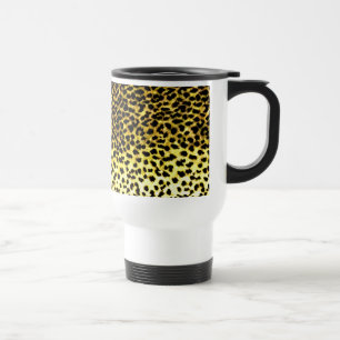 Leopard Wallpaper Reisebecher