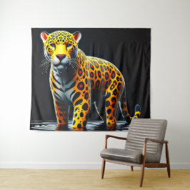 Leopard Wandteppich