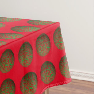 Leopard Weihnachtsballs Tischdecke