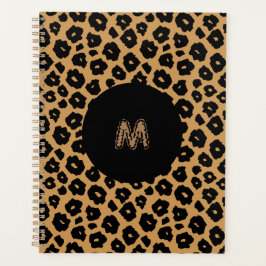 Leopard Wild ANIMAL DRUCK + Monogramm Planer