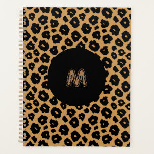 Leopard Wild ANIMAL DRUCK + Monogramm Planer